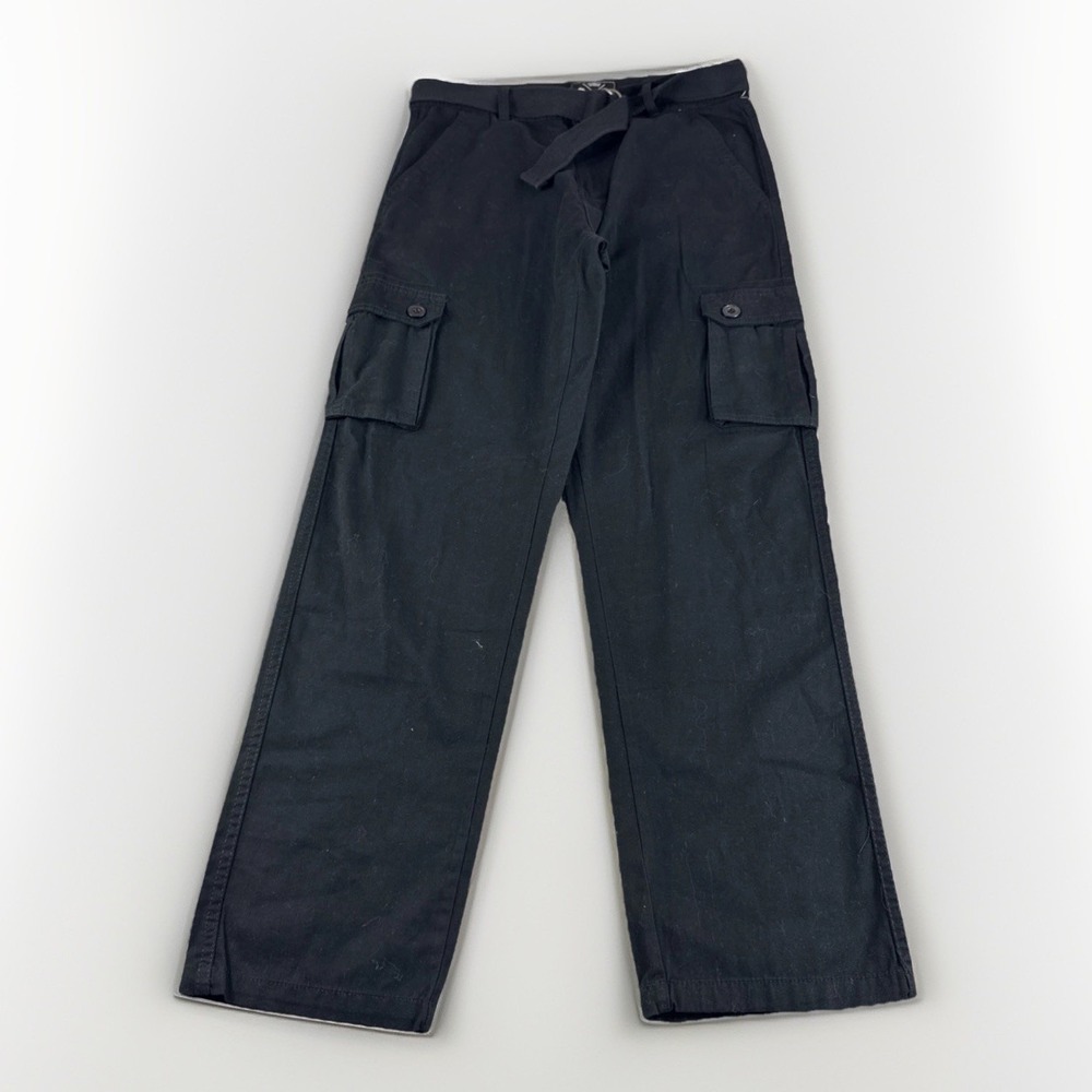 Outback Rider Cargo Pants Mens 34x32 Black Slacks Khakis Outdoors Pockets NEW
